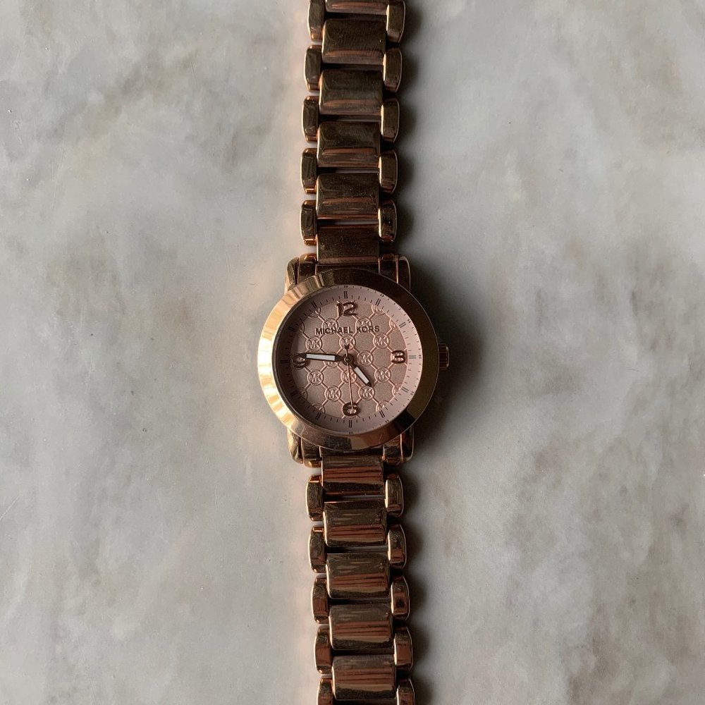 Michael Kors rose gold watch